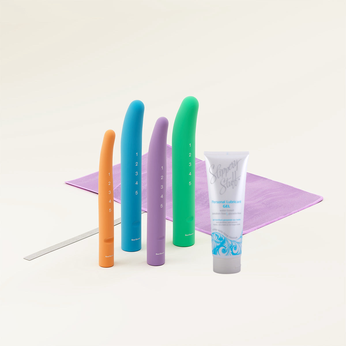 GRS Pelvic Trainer Bundle - Intermediate Set + Slippery Stuff Lubrican   Soul Source