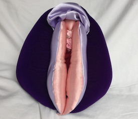 Vulva Puppet anatomical educational tool for pelvic care practitioners and their patients