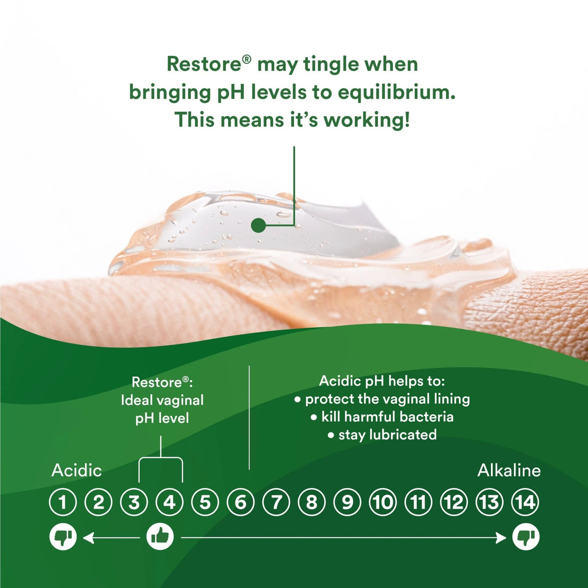 Restore® Moisturizing Vaginal Gel - 3 Pack