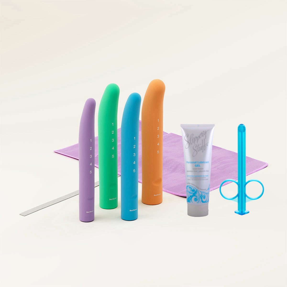 GRS Pelvic Trainer Bundle - Large Set + Slippery Stuff Lubricant + Lube Tube