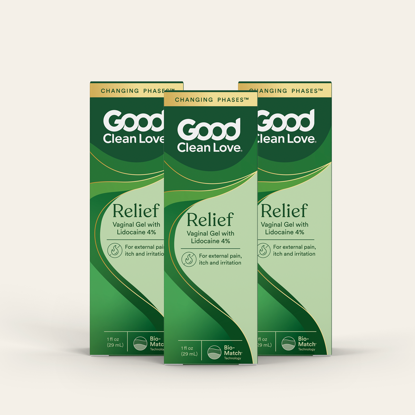 Relief Gel Pain & Itch with Lidocaine 4% - 3 Pack