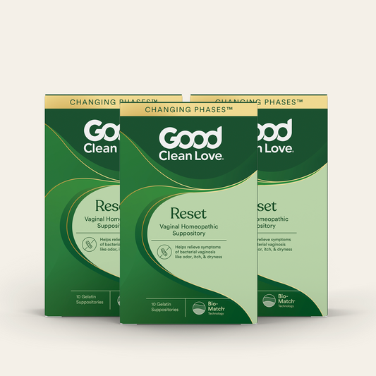 Reset Homeopathic Vaginal Suppository 3 Pack