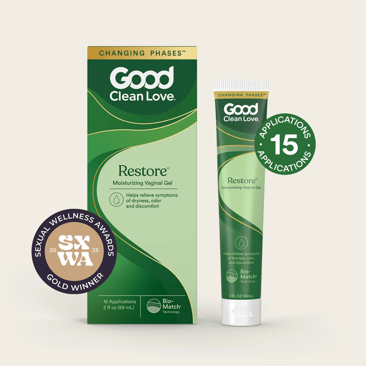 Restore® Moisturizing Vaginal Gel - 3 Pack