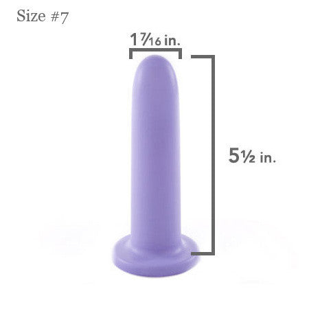 Soul Source Silicone Vaginal Dilator, violet size #7